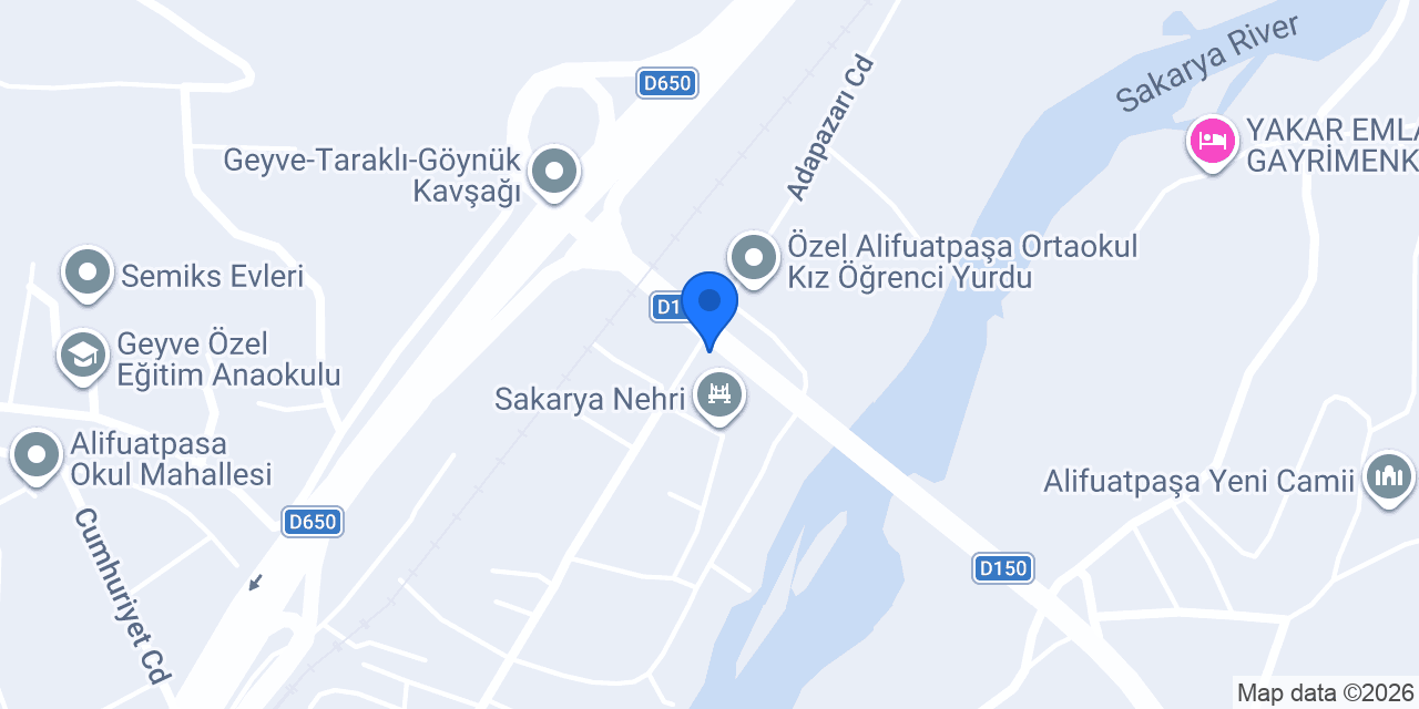 Sakarya Korkmaz Efekan Korkmaz Yapı Malzemeleri konumu