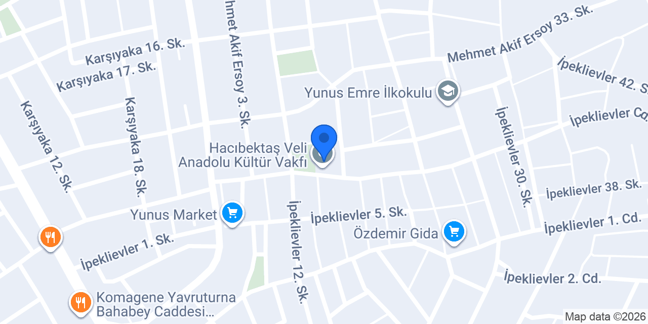 Seviye İlkokulu konumu
