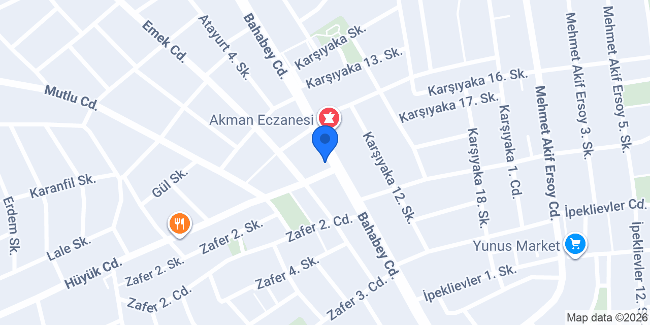 Eczane Serkan konumu