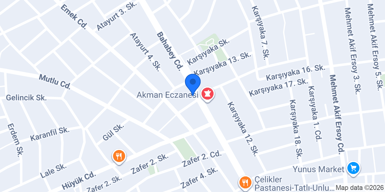 Evim Avm konumu