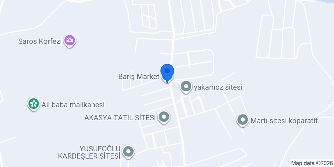 Barış Market konumu