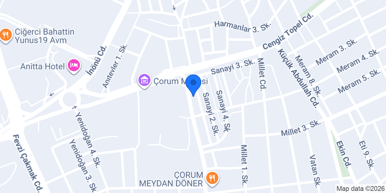 Aykaç Alüminyum konumu