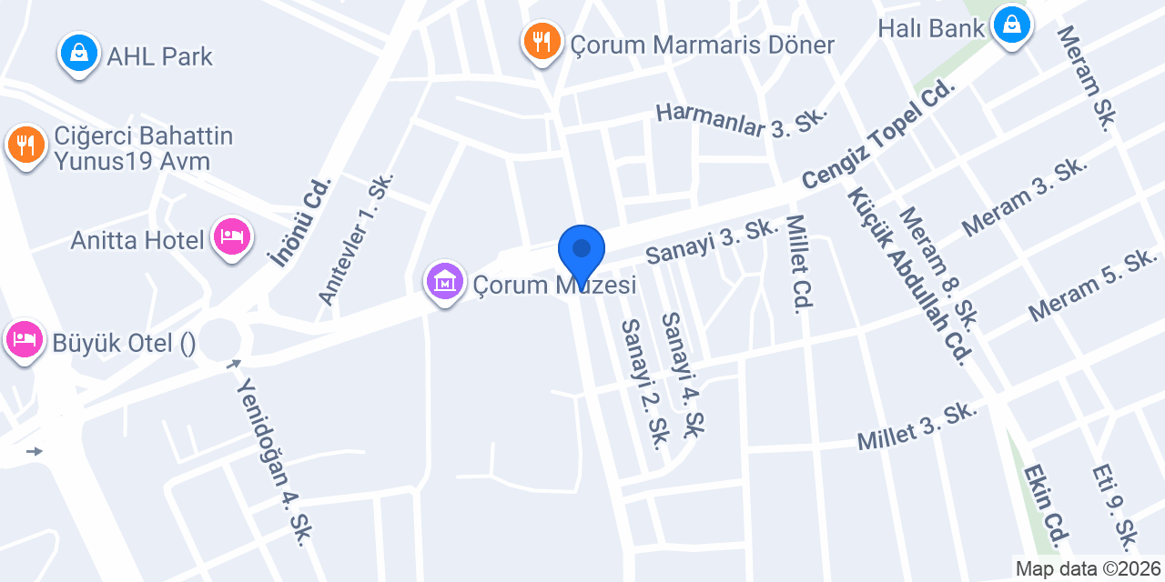 ELİF AMBALAJ Oluklu Mukavva konumu
