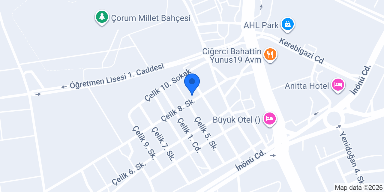 Ünal Otomotiv konumu