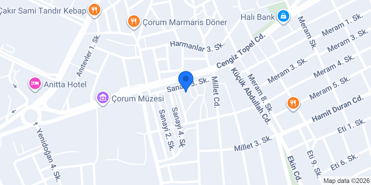 Tuba Mobilya Dizayn konumu