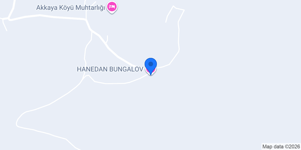 HANEDAN BUNGALOV konumu