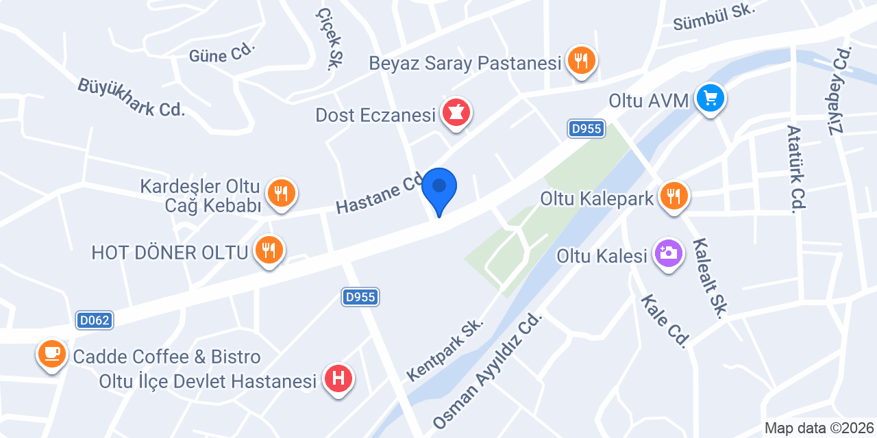 Bektaş Eczanesi konumu