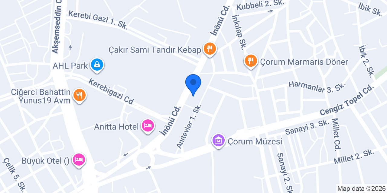 Kolağası Otel konumu