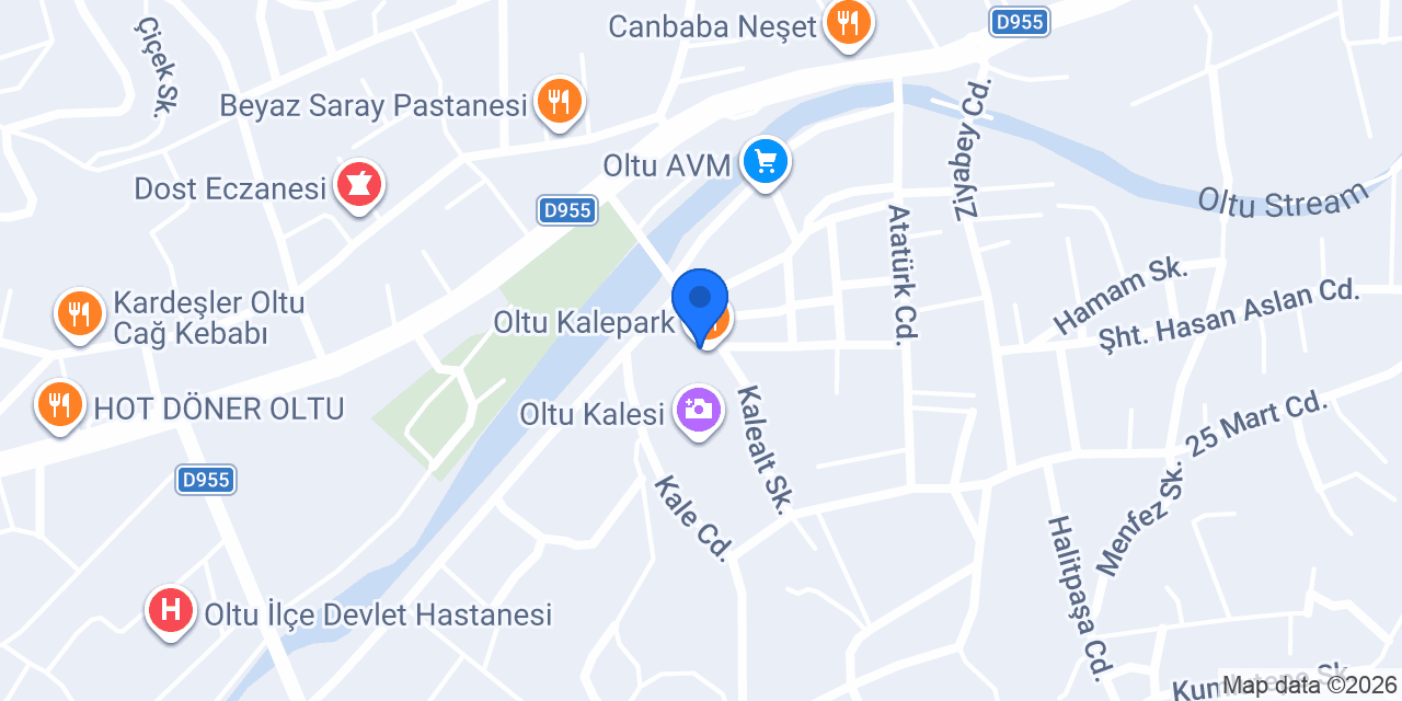 Oltu Kalepark konumu