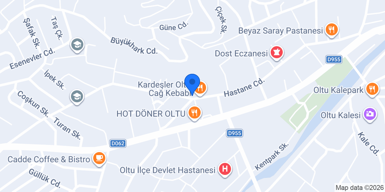 GÜNEŞ PASTANESİ konumu