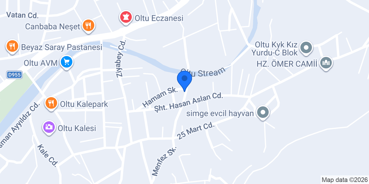 Eva Cafe Pastane konumu