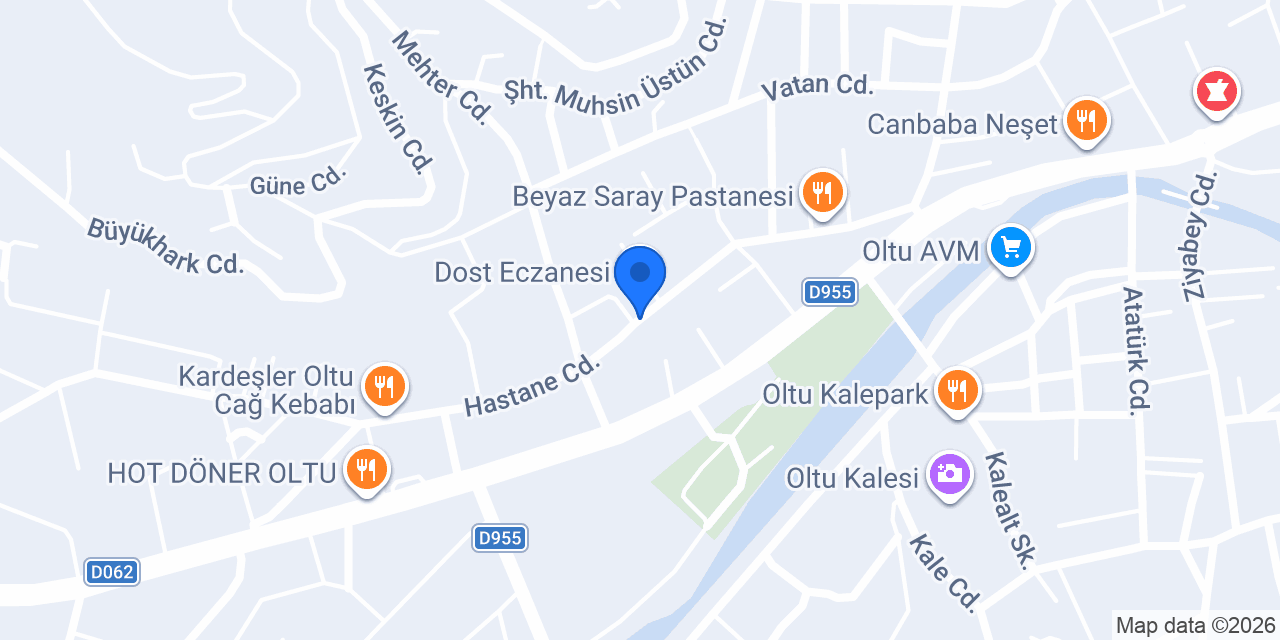OLTU ÇİÇEKCİ konumu