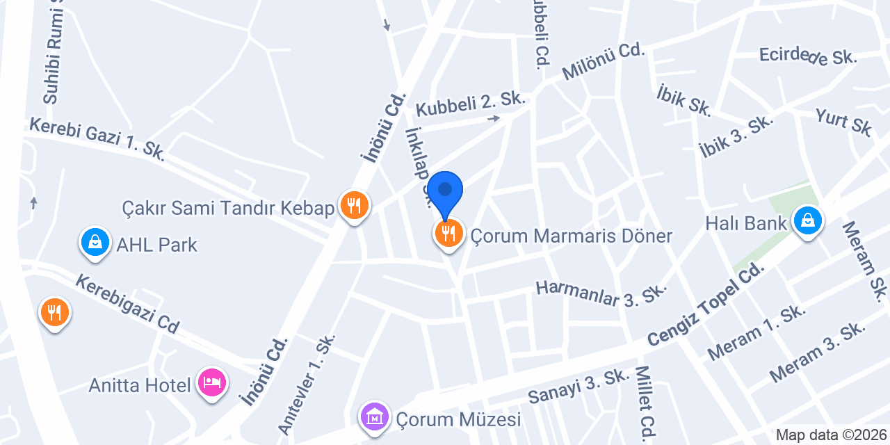 Çorum Sobası Kent Turbo Metal (Soba Satış) konumu