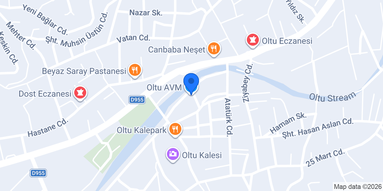 Oltu AVM konumu