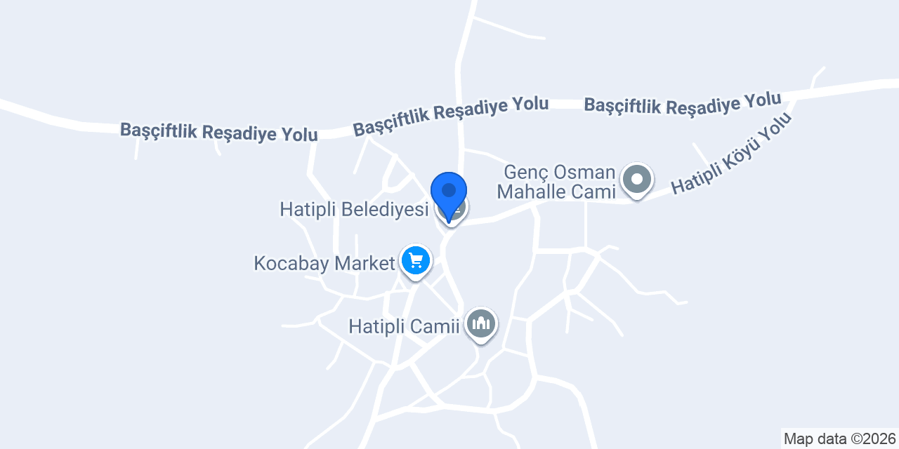 Hatipli Belediyesi konumu