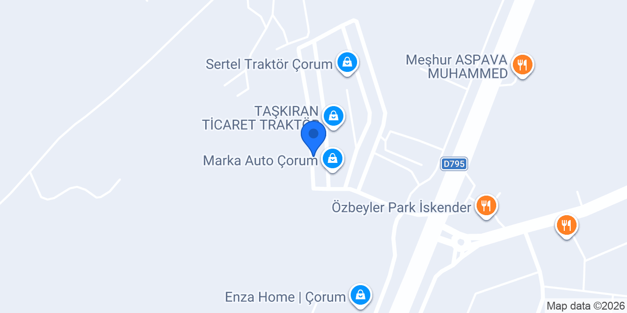 ÇAKIR OTOMOTİV konumu