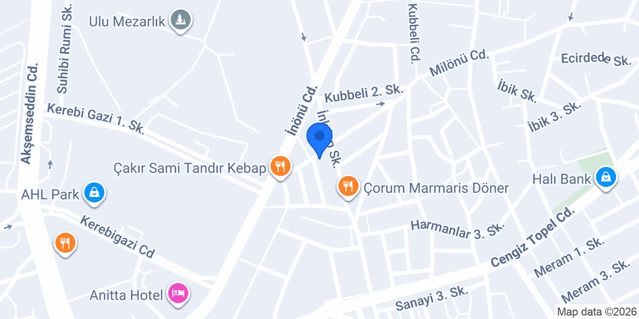 Özçam Elektrik konumu