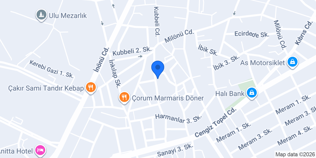 Aksu Mekanik Tesisat konumu