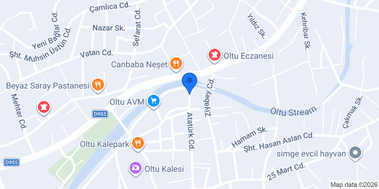 Oltu Çıtır Pide Lahmacun Salonu konumu