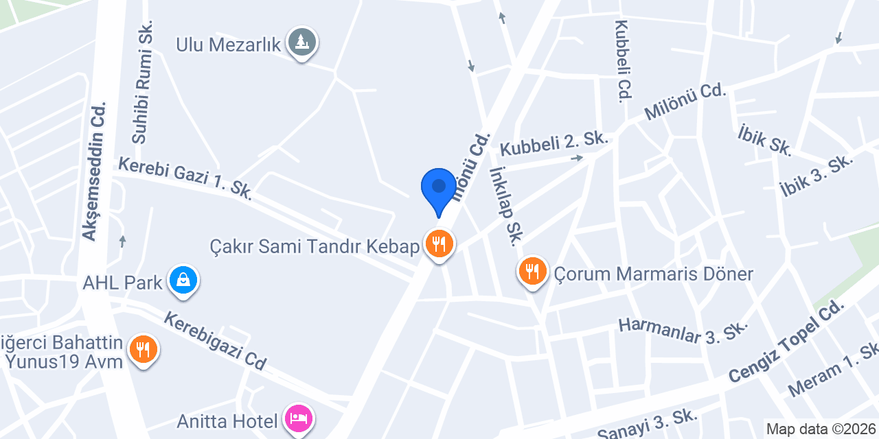 Kızılırmak İskender konumu