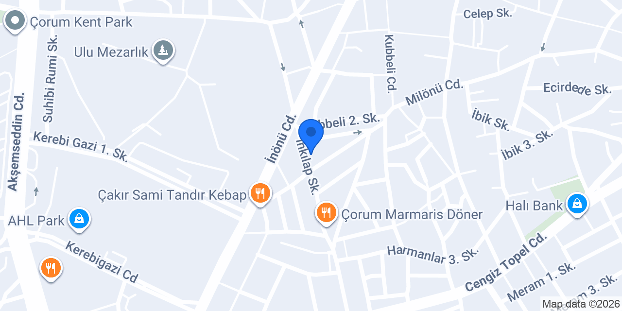 OTO ÇAKIR konumu