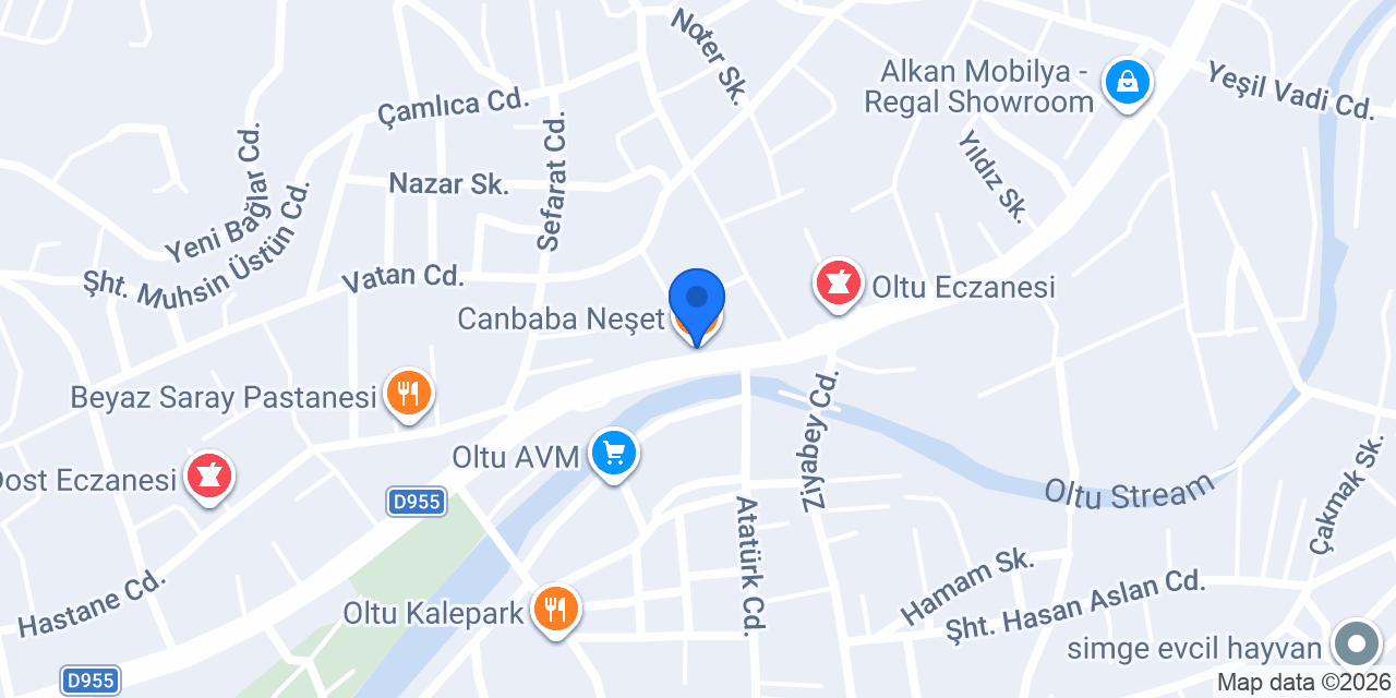 Canbaba Neşet konumu