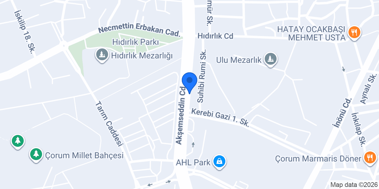 Akaydın Yapı Malzemeleri konumu