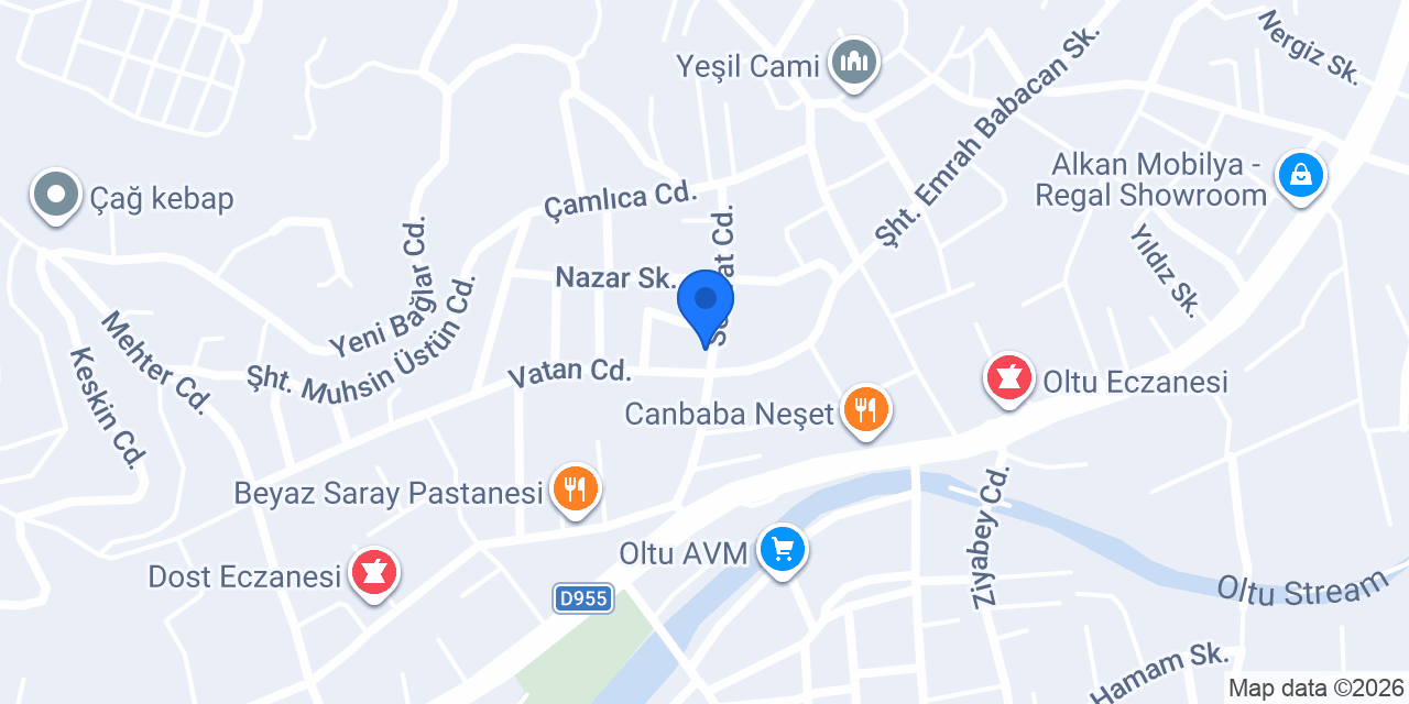 DHL eCommerce - Oltu Şubesi konumu