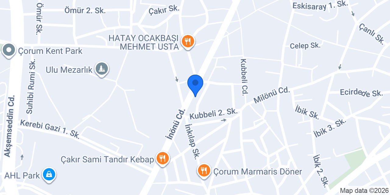 Hakverdi Pastaneleri konumu