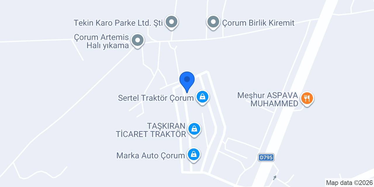 DEMİRAL TRAKTÖR konumu