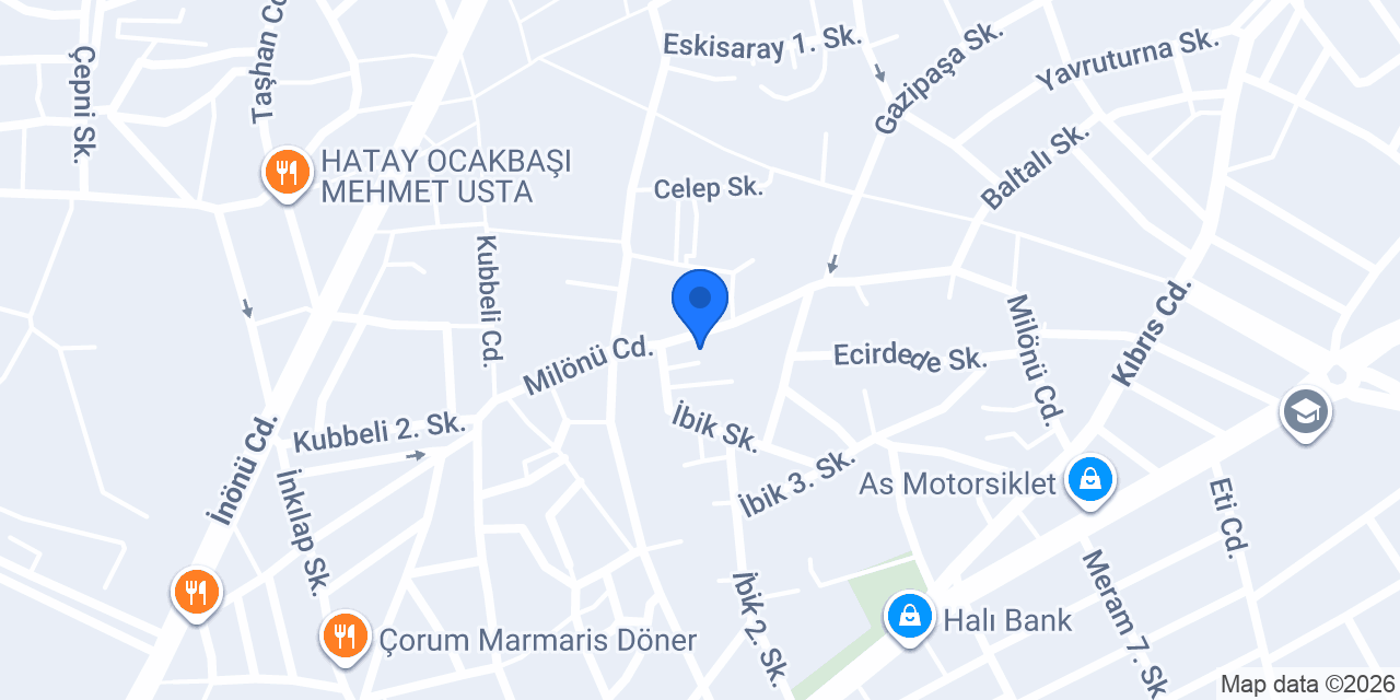 Aygaz Tüp Bayii konumu