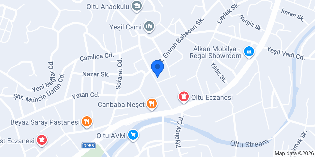 Huzur Pide Lahmacun Sarayı konumu