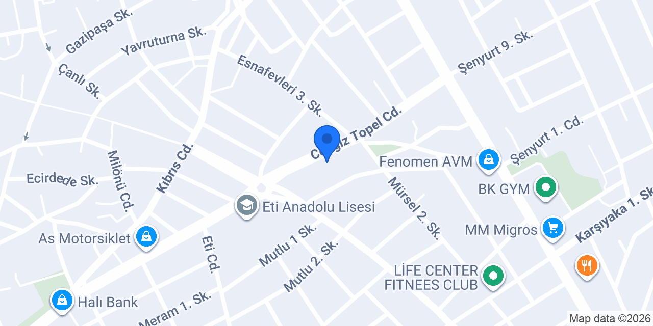 Gece Gündüz Restoran konumu