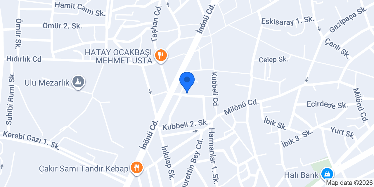 Maya Ev Yemekleri konumu