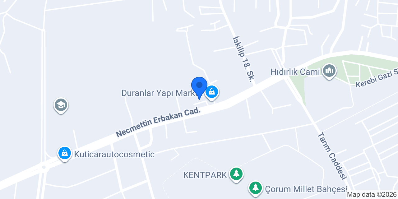 İZOMARKET ÇORUM konumu
