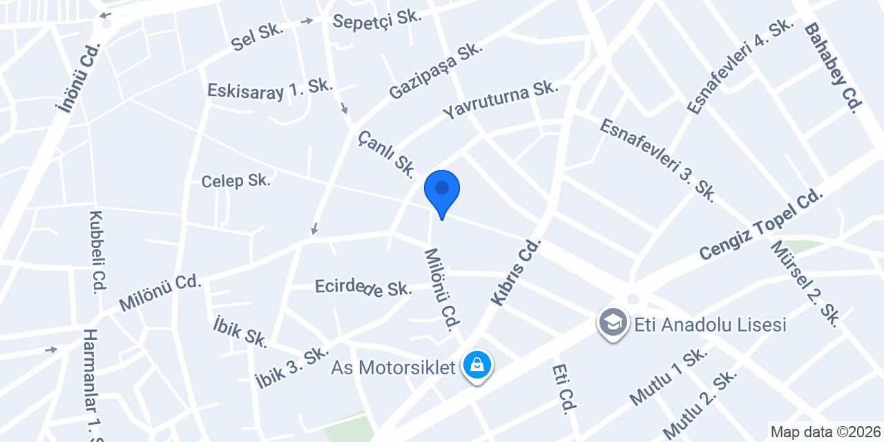 Yankı Aksesuar konumu
