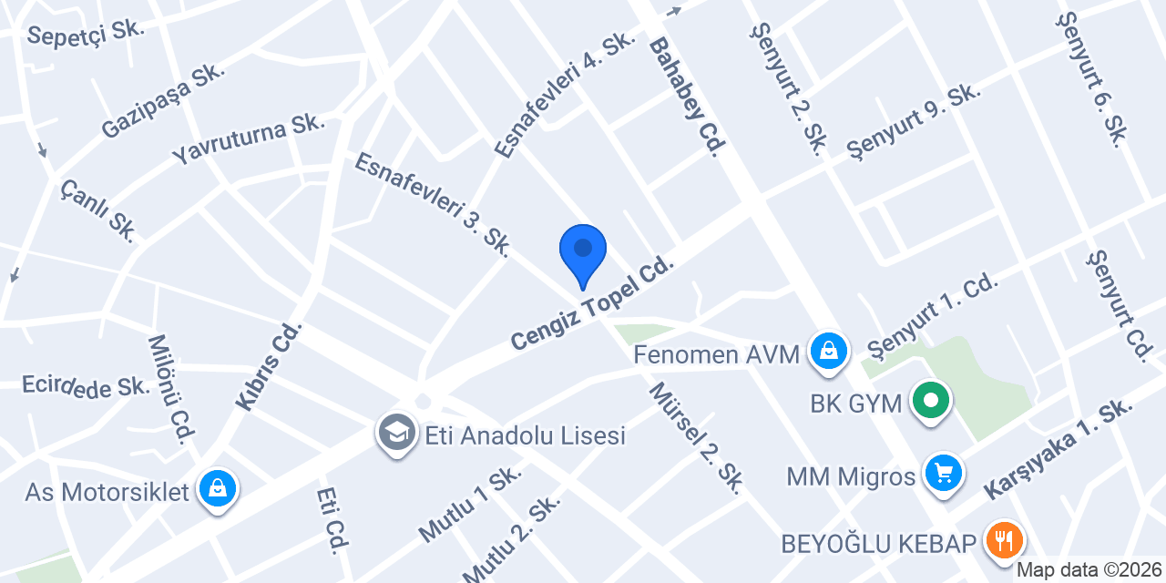 YAŞAM VETERİNER KLİNİĞİ konumu