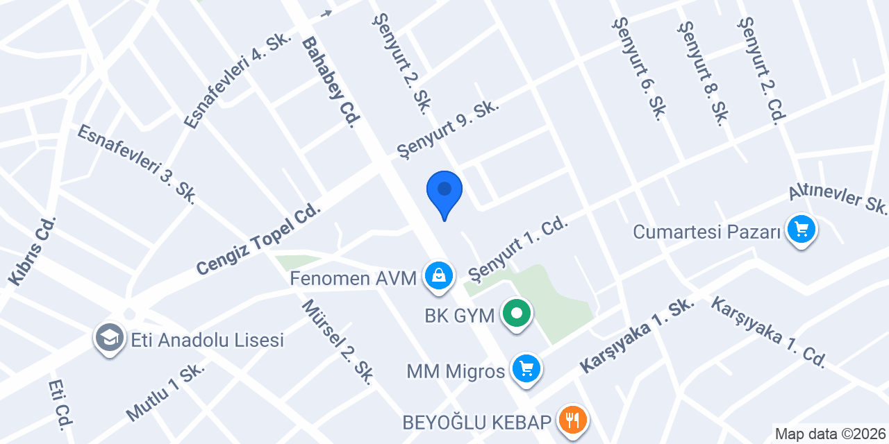 Çoban Mobilya Beko konumu