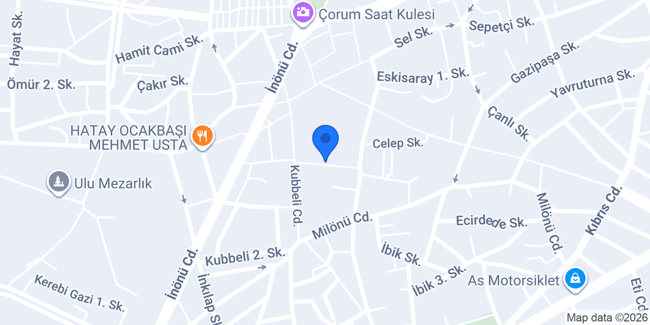Hitit Sürücü Kursu konumu