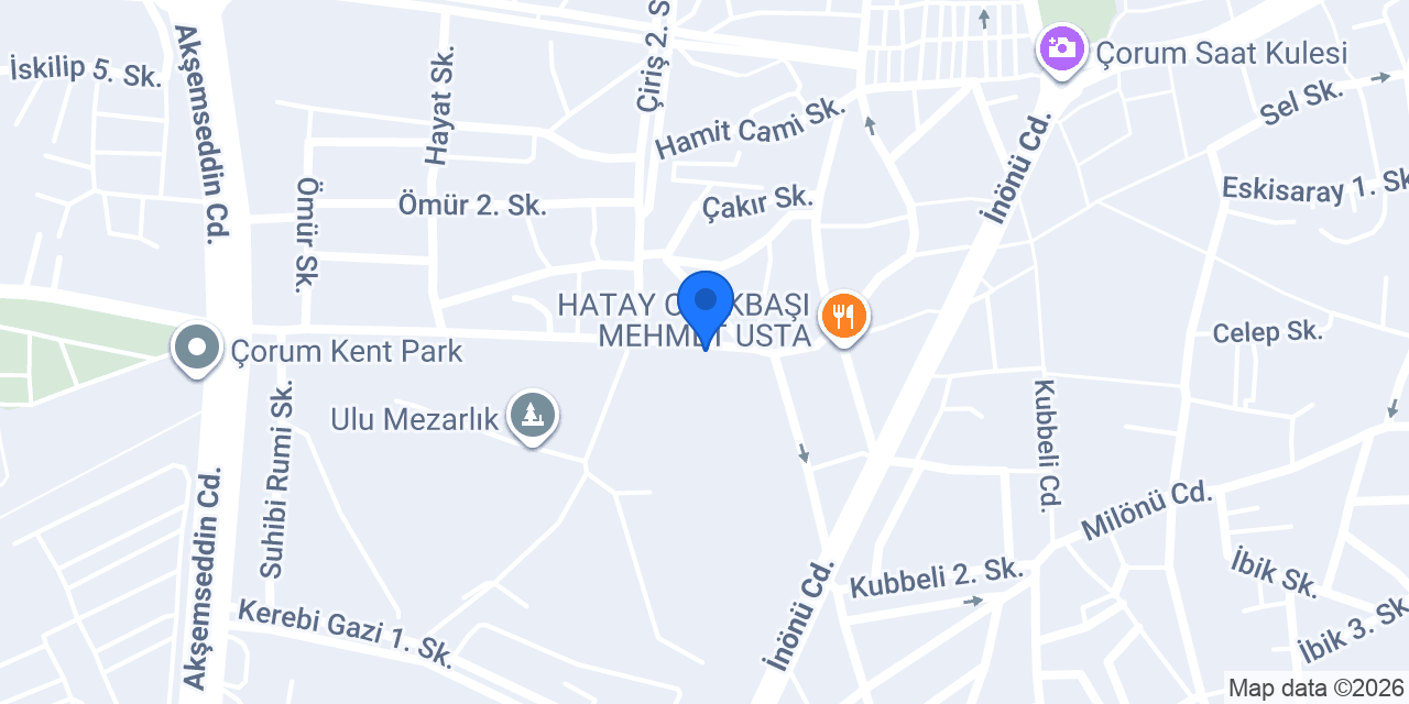 Özten Elektrik konumu