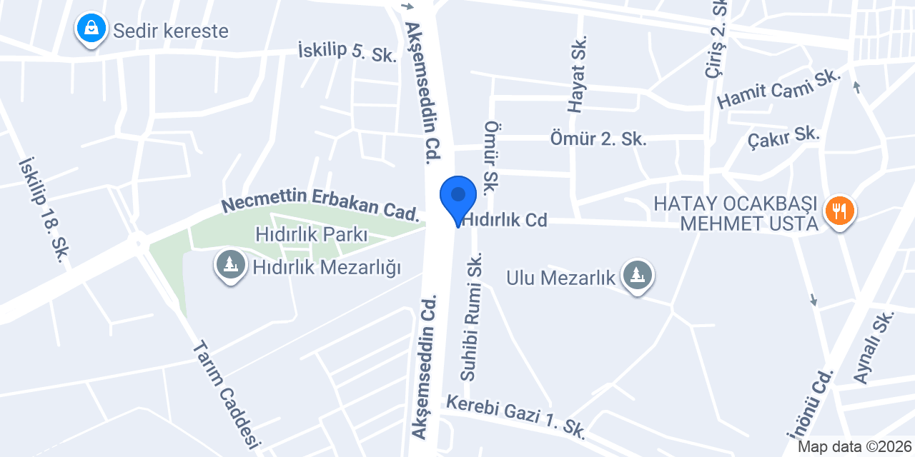 Kısmet Kelebek Mobilya konumu