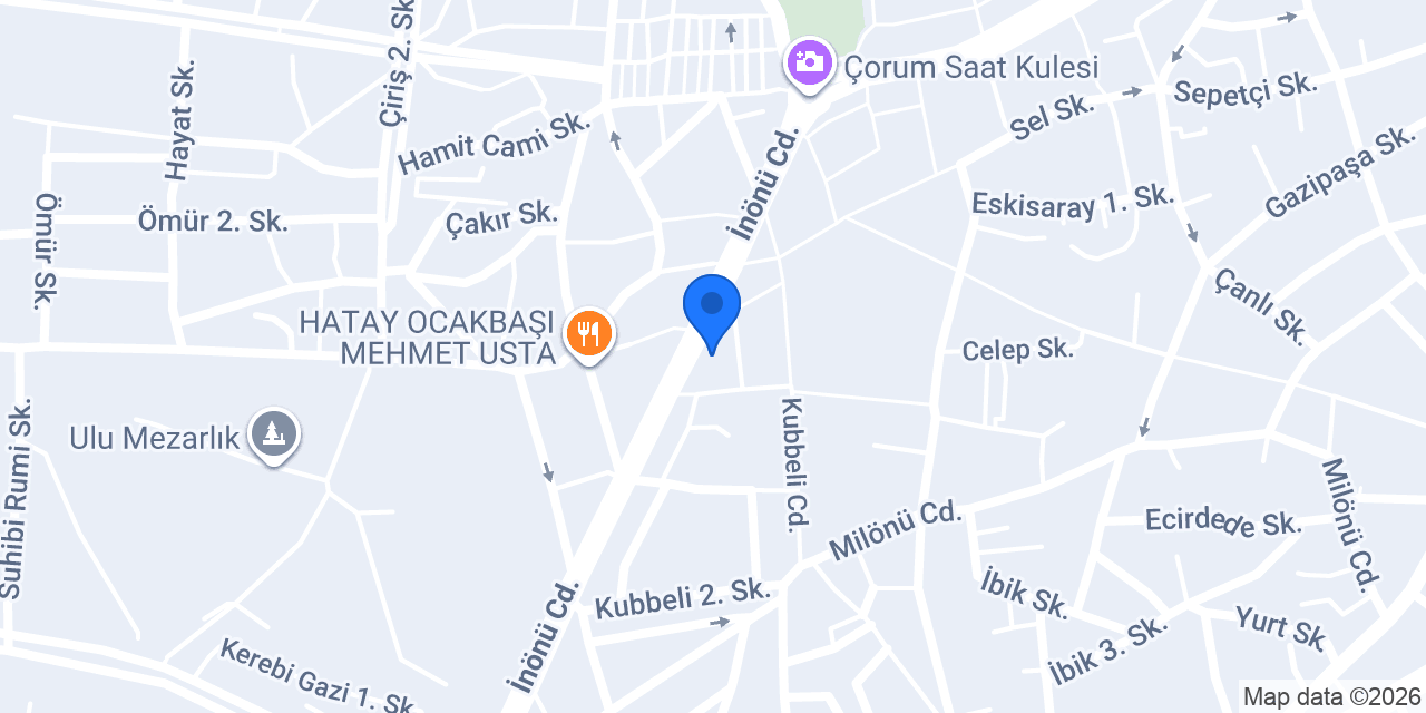 Albaraka Türk Çorum Şubesi konumu