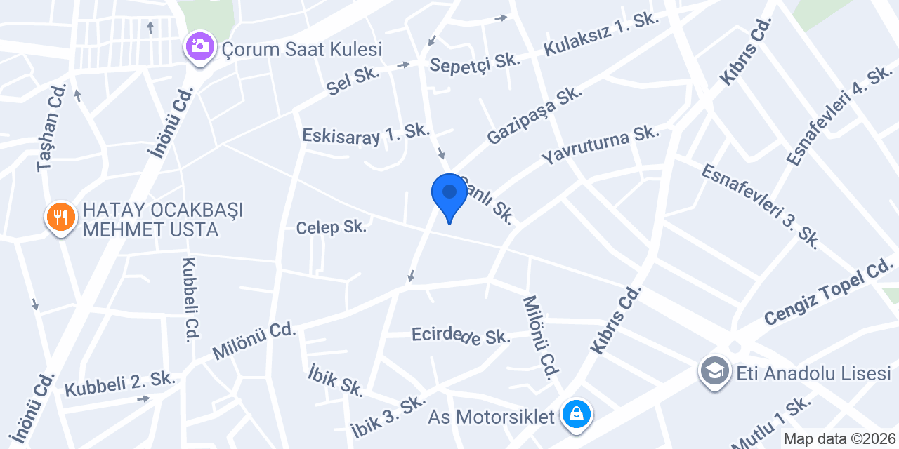 ÇETMEN MOBİLYA konumu