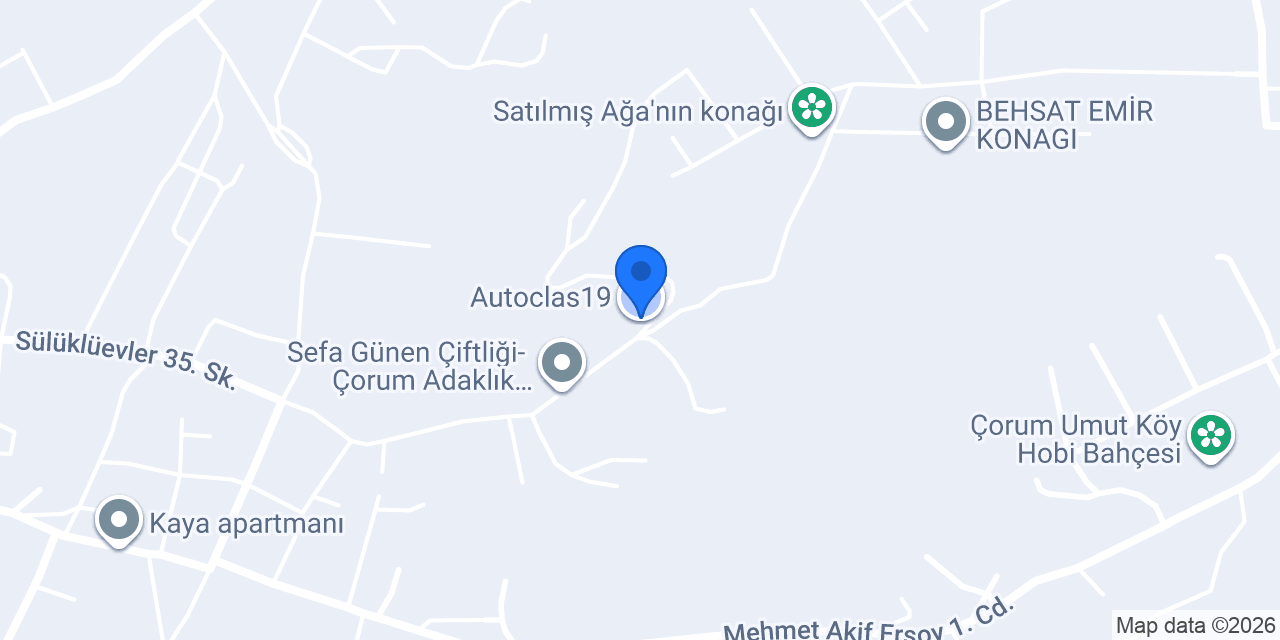 Autoclas19 konumu