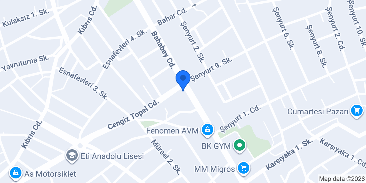 Kubatlar Eczanesi konumu