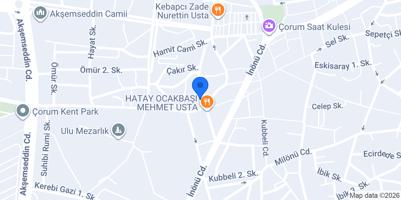 Çağ Mobilya konumu