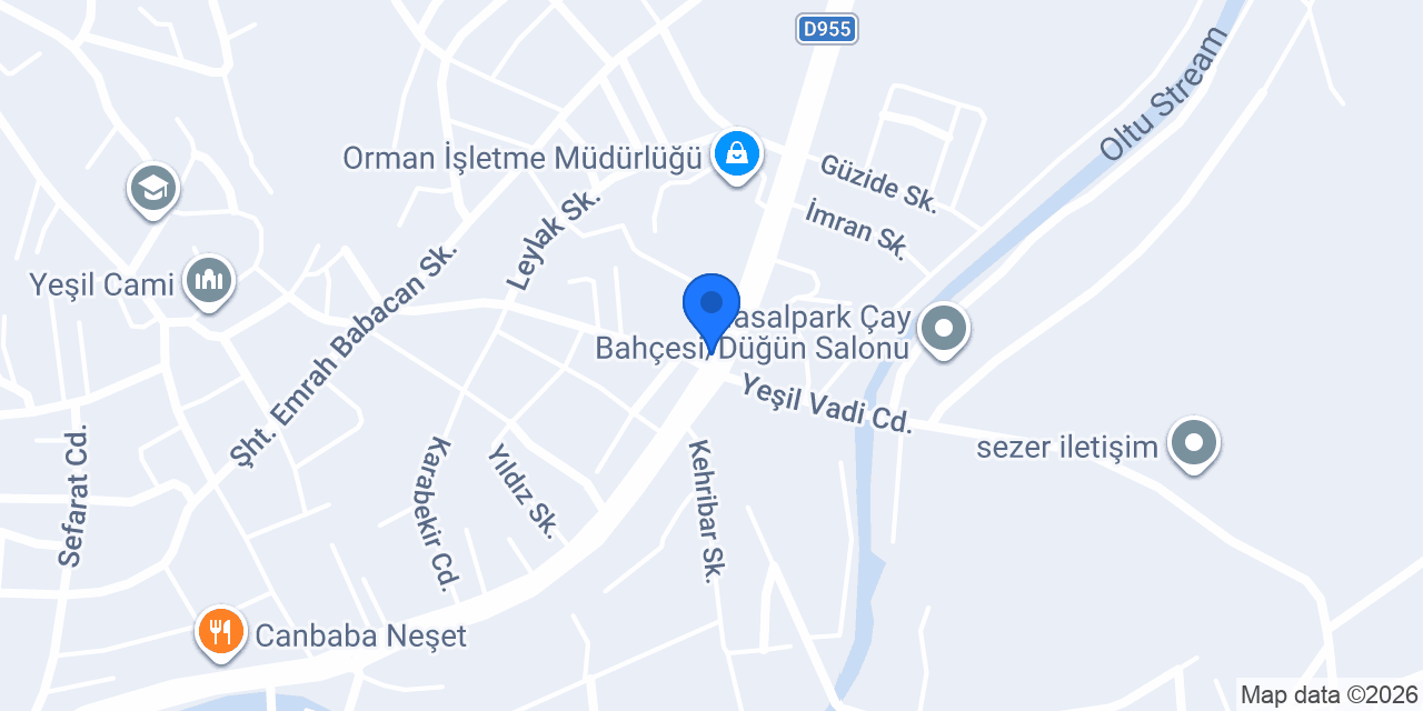 Oltu Maraş Dondurma ve Tatlı Salonu konumu