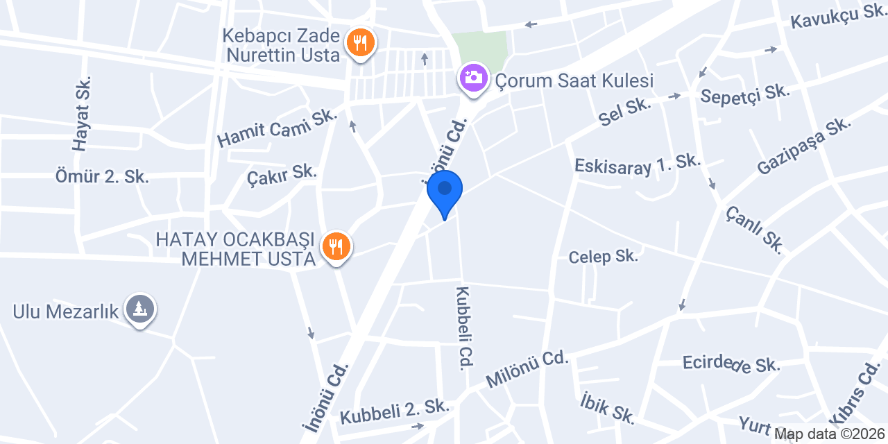 Bengüsu Temizlik konumu