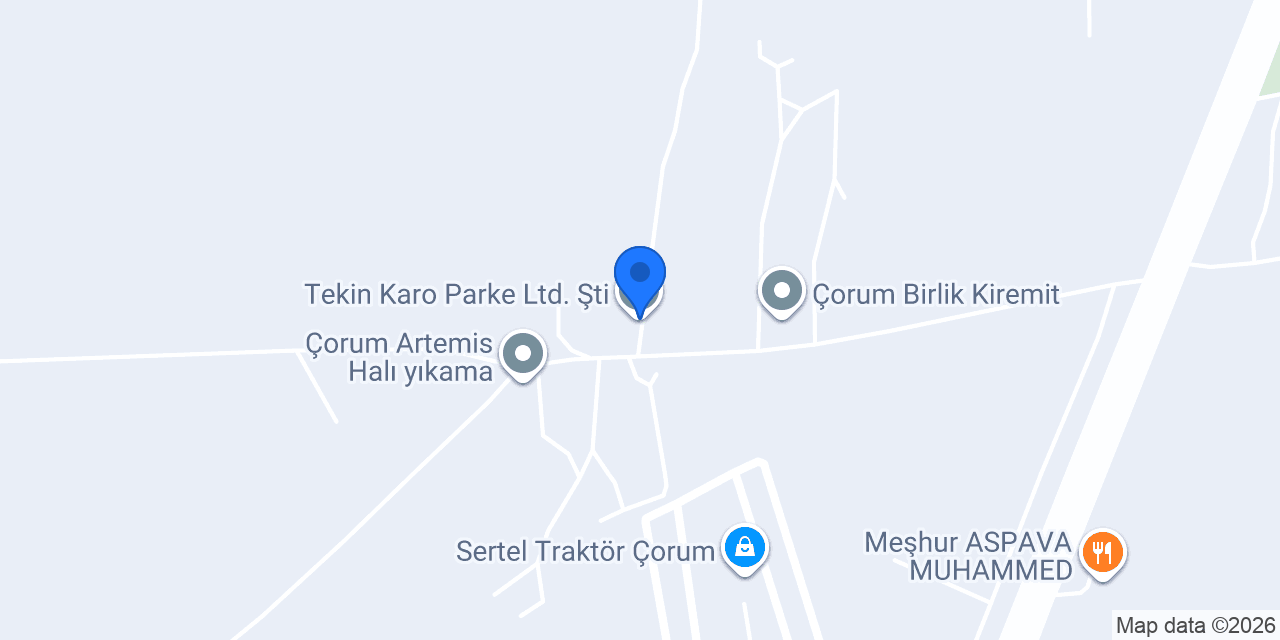 Tekin Karo Parke Ltd. Şti. konumu