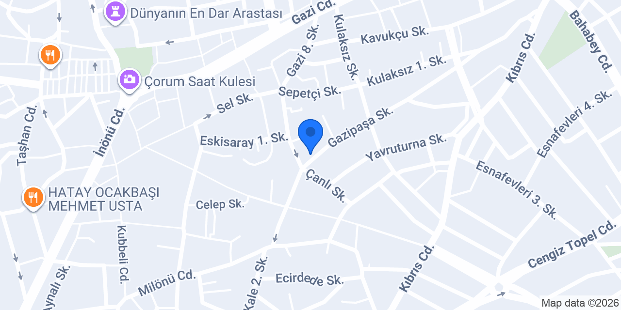 Toptan Oto Aksesuar konumu